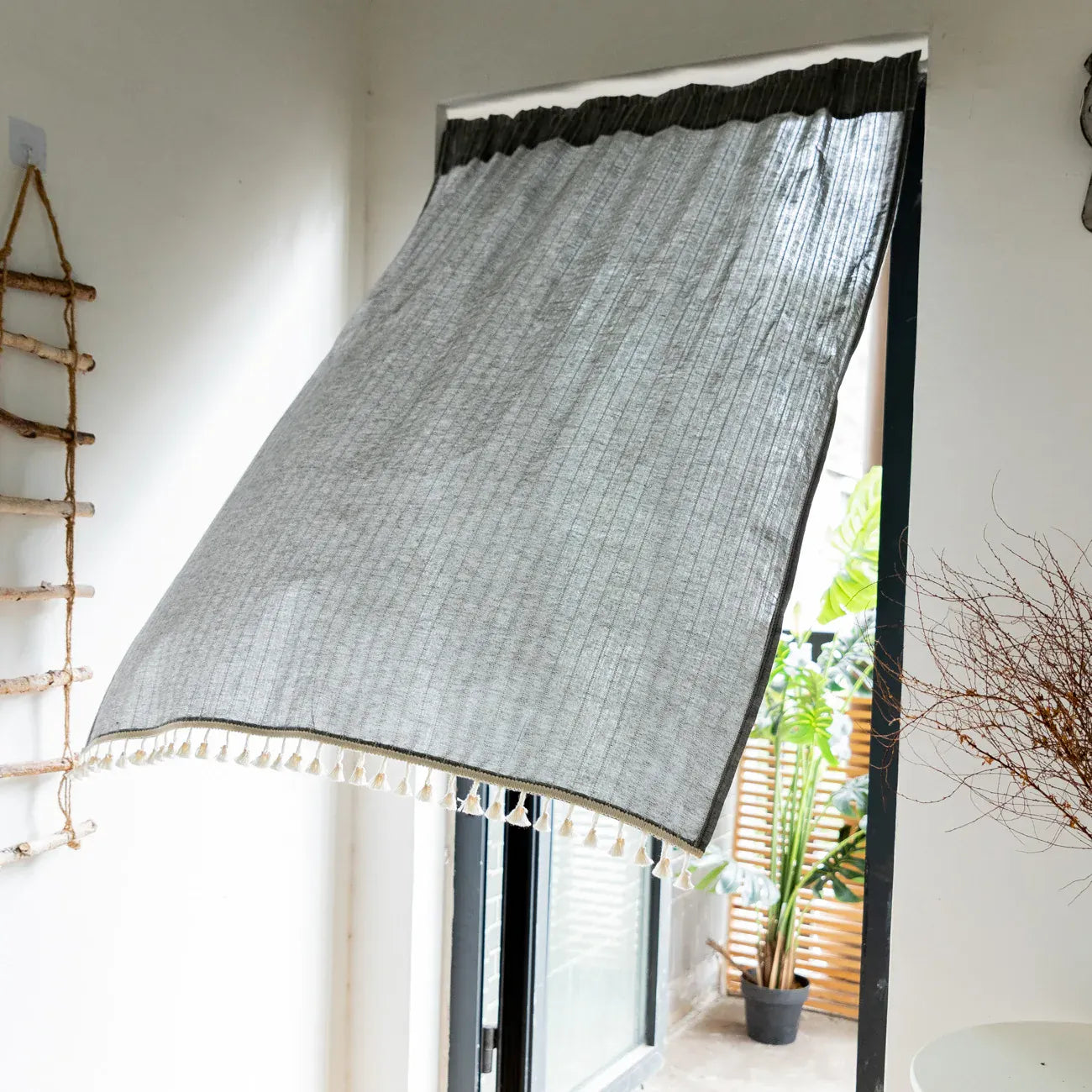 Rideaux en voile de coton Névolis