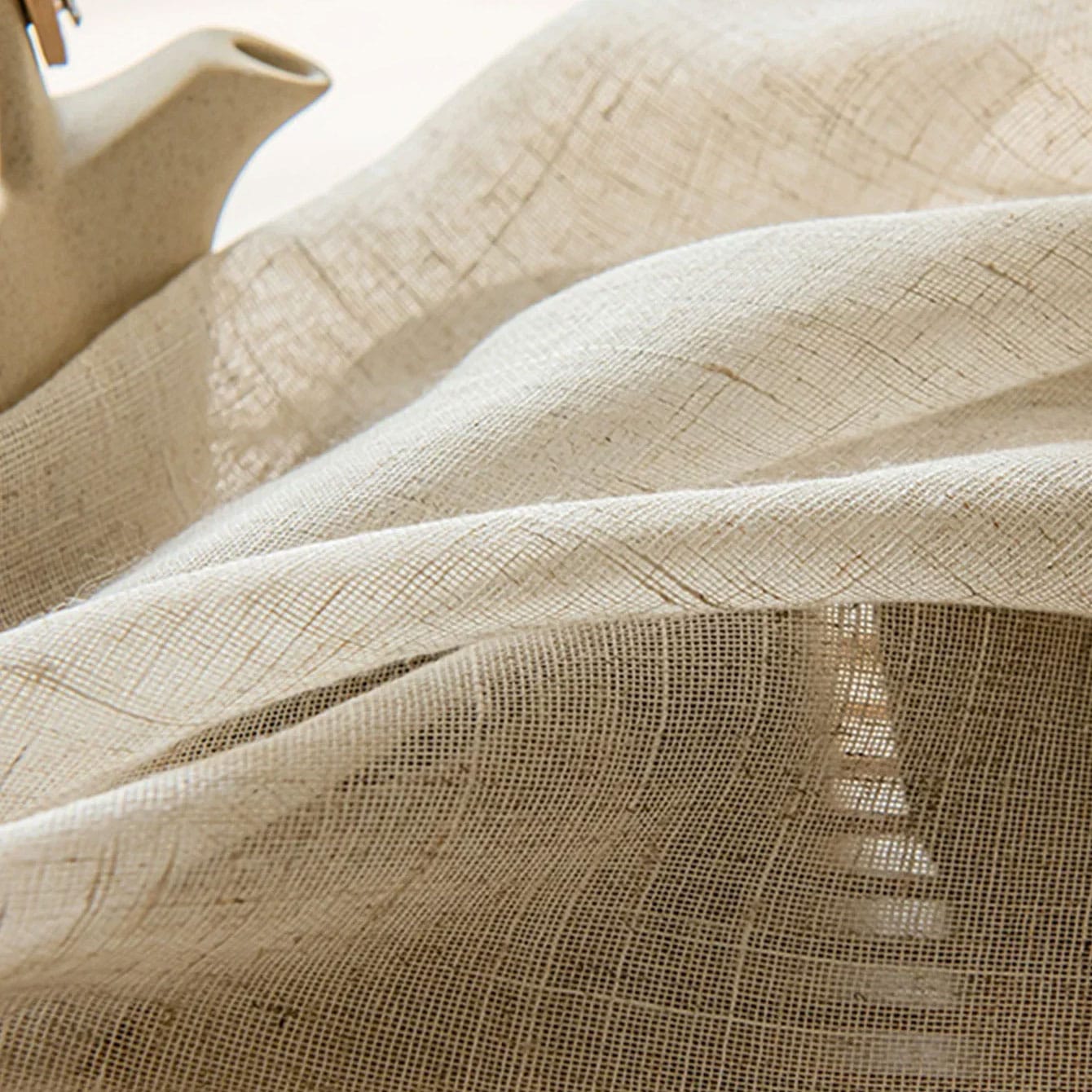 Voilage beige Névolis