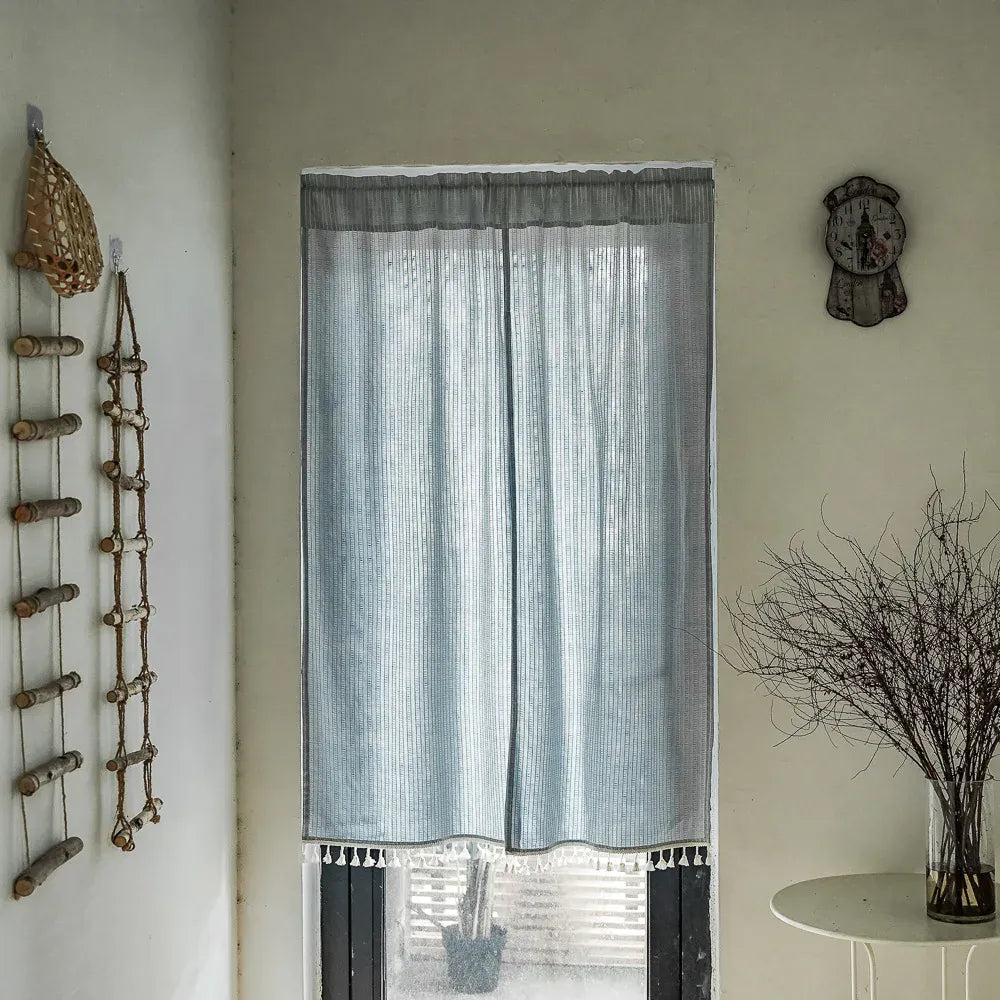 Rideaux en voile de coton Névolis