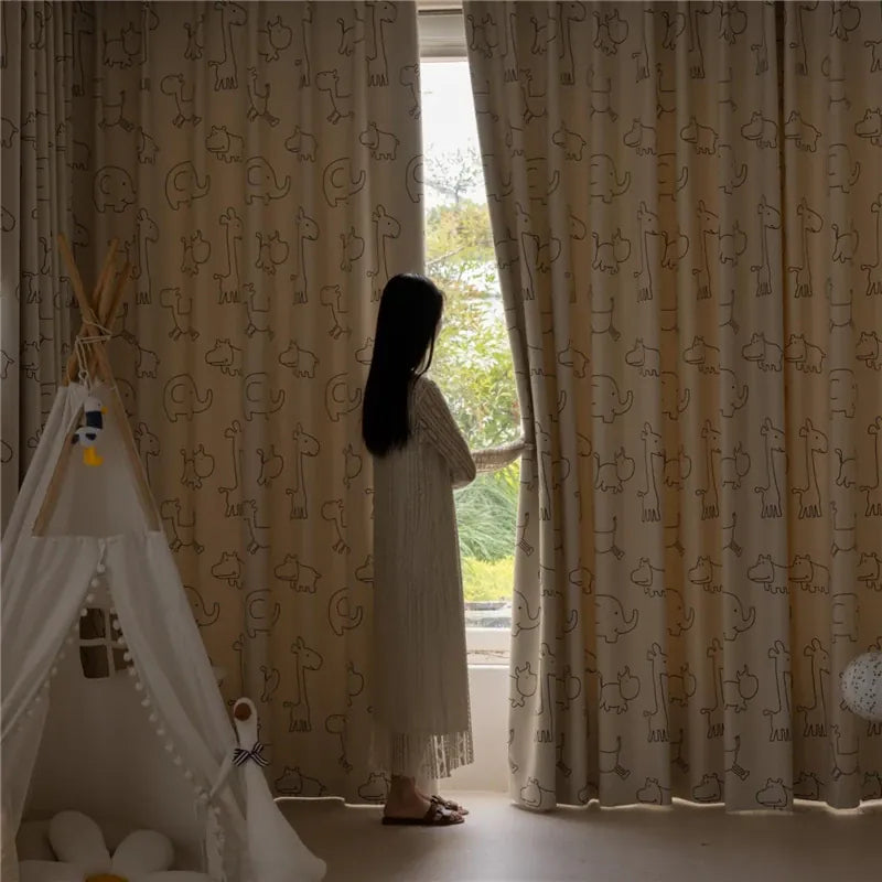 Rideau chambre bébé Névolis