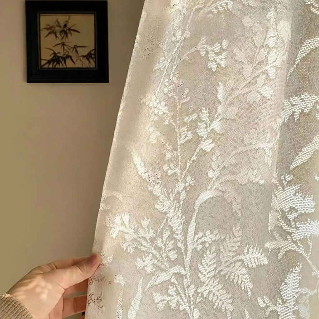 Rideau dentelle bohème Névolis