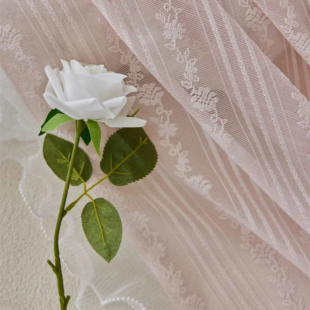 Rideau rose Névolis