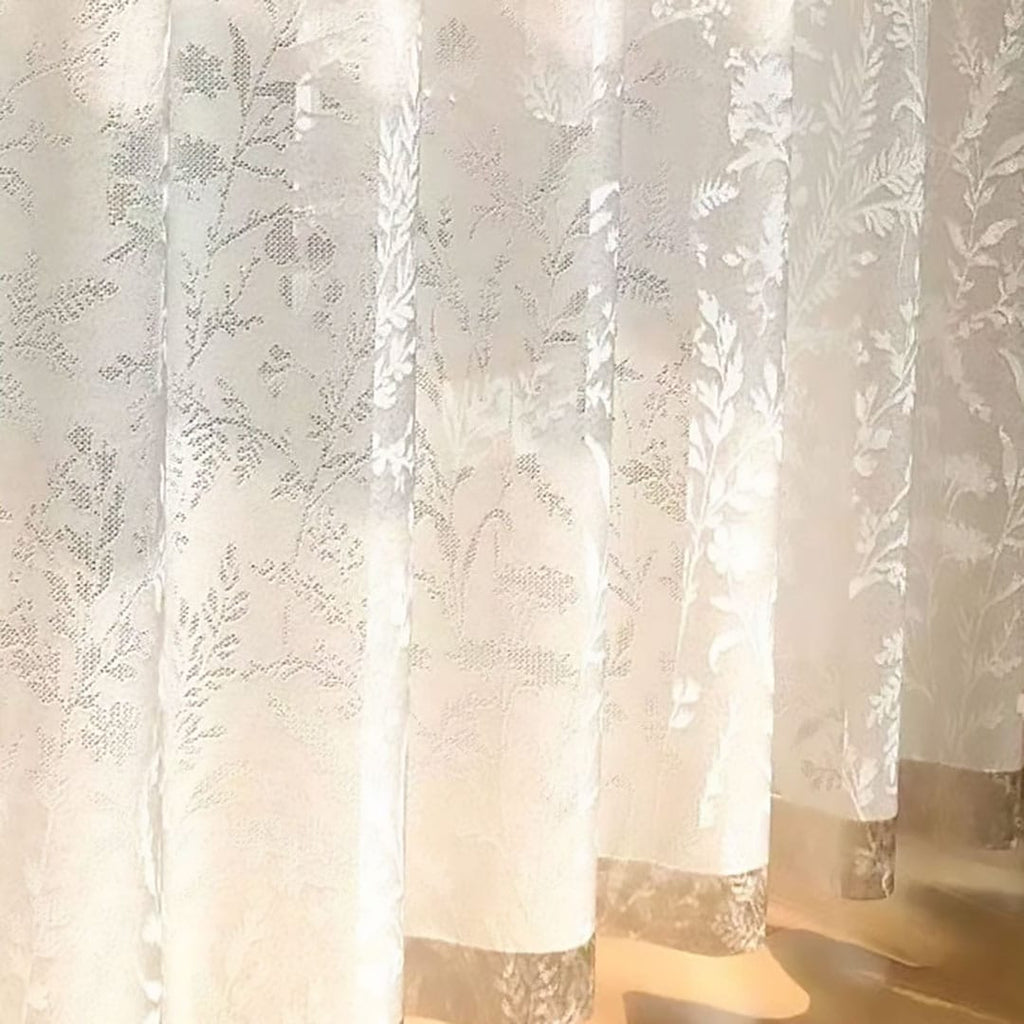 Rideau dentelle bohème Névolis