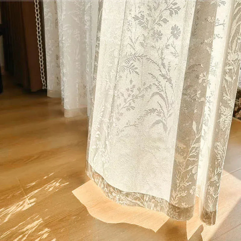 Rideau dentelle bohème Névolis