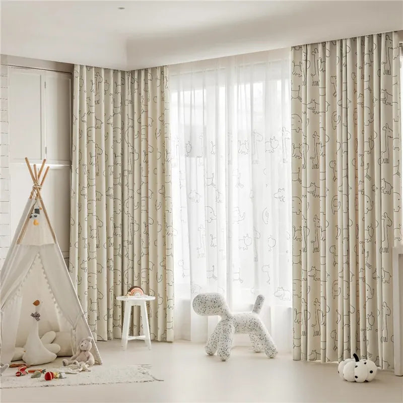 Rideau chambre bébé Névolis