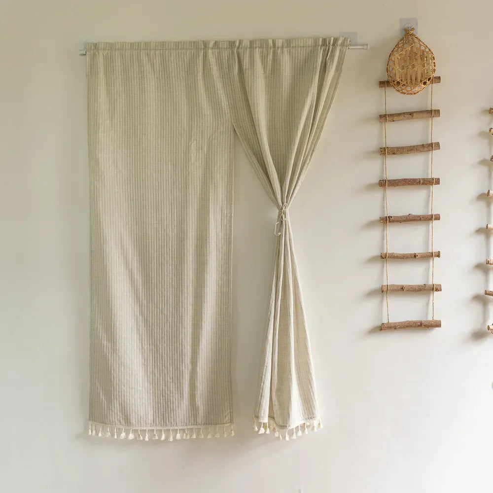 Rideaux en voile de coton Névolis