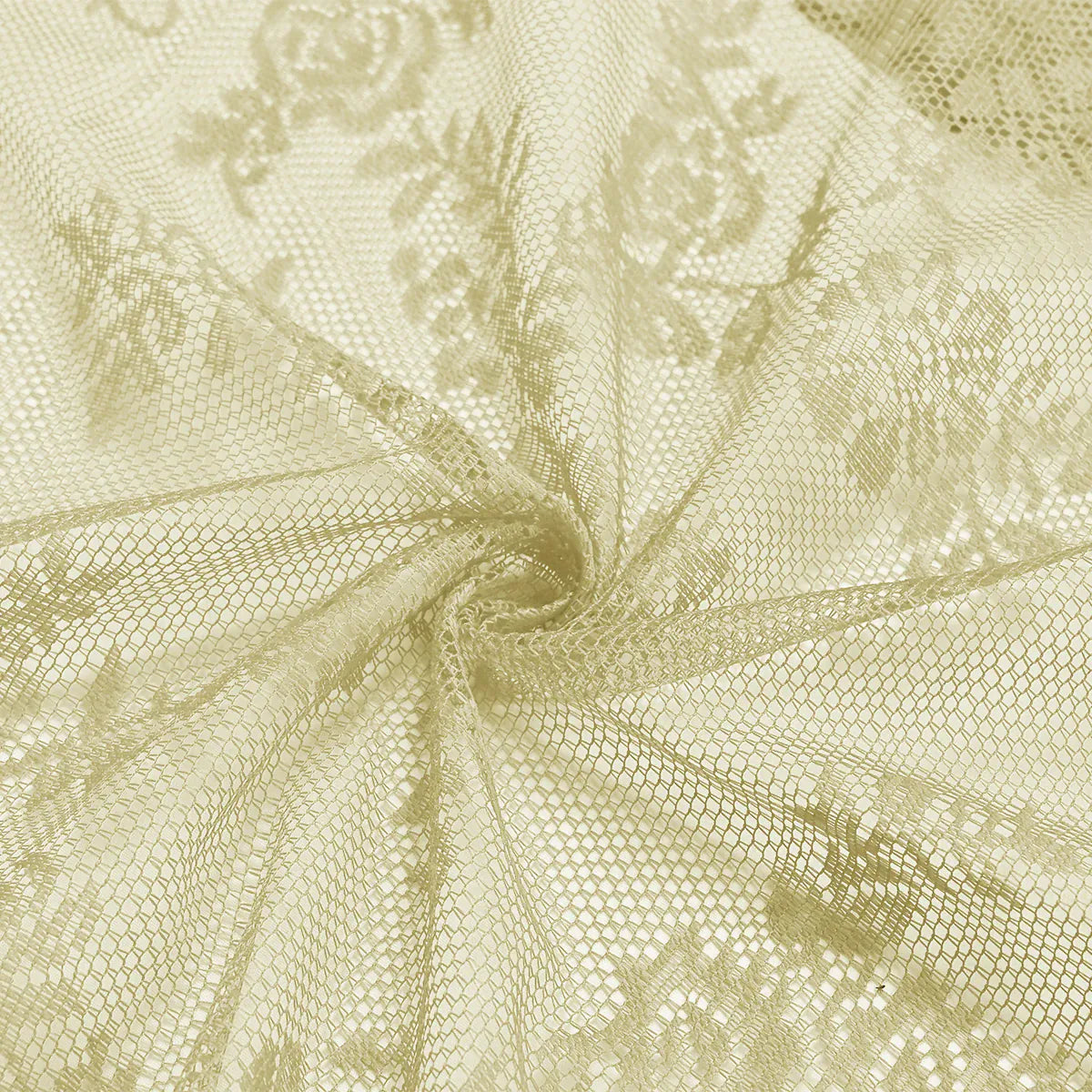 Rideau dentelle romantique Névolis
