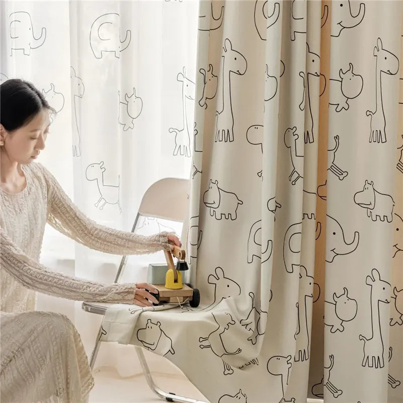 Rideau chambre bébé Névolis