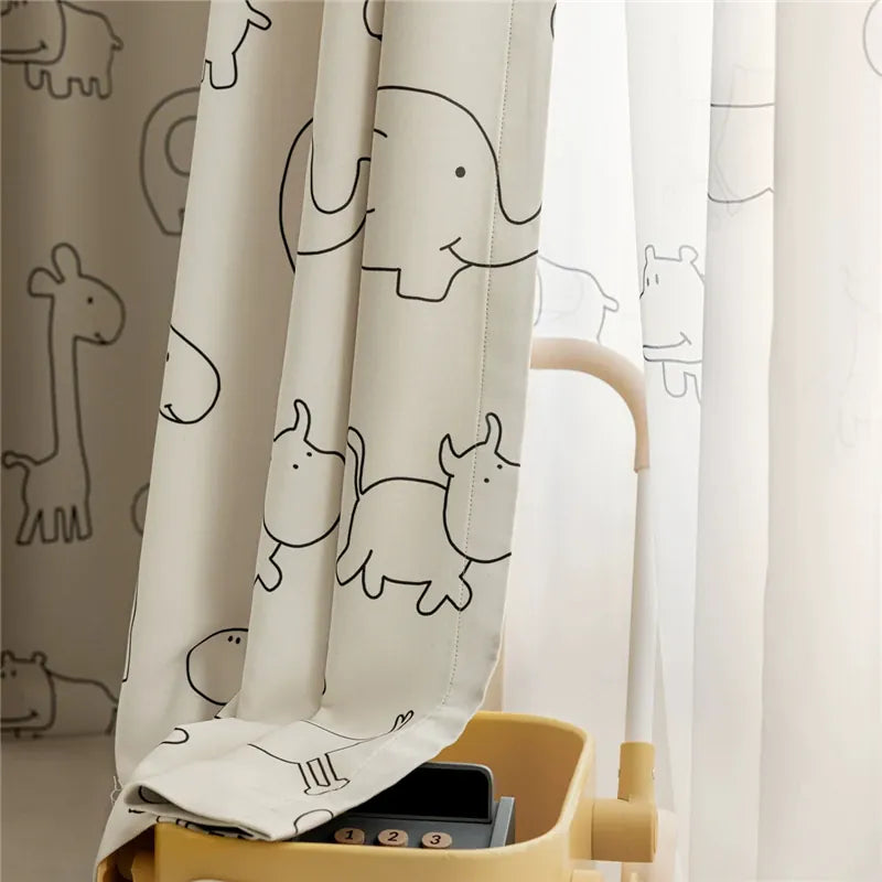 Rideau chambre bébé Névolis