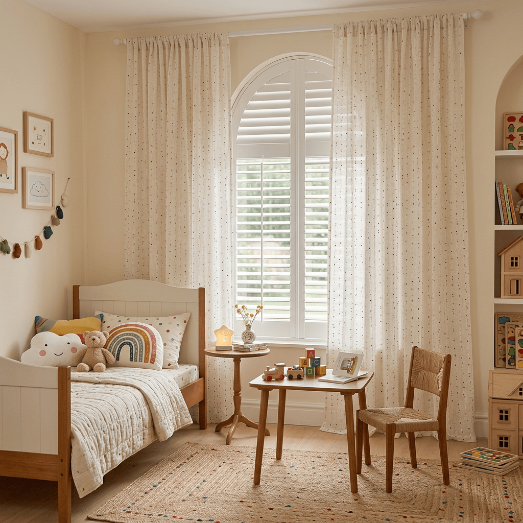 Rideau chambre enfant Névolis