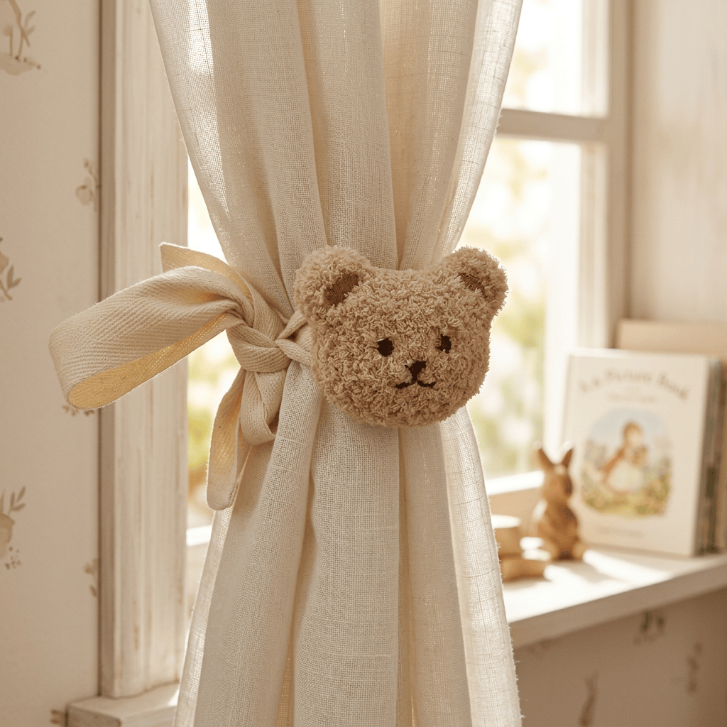 Embrasse rideau peluche Névolis