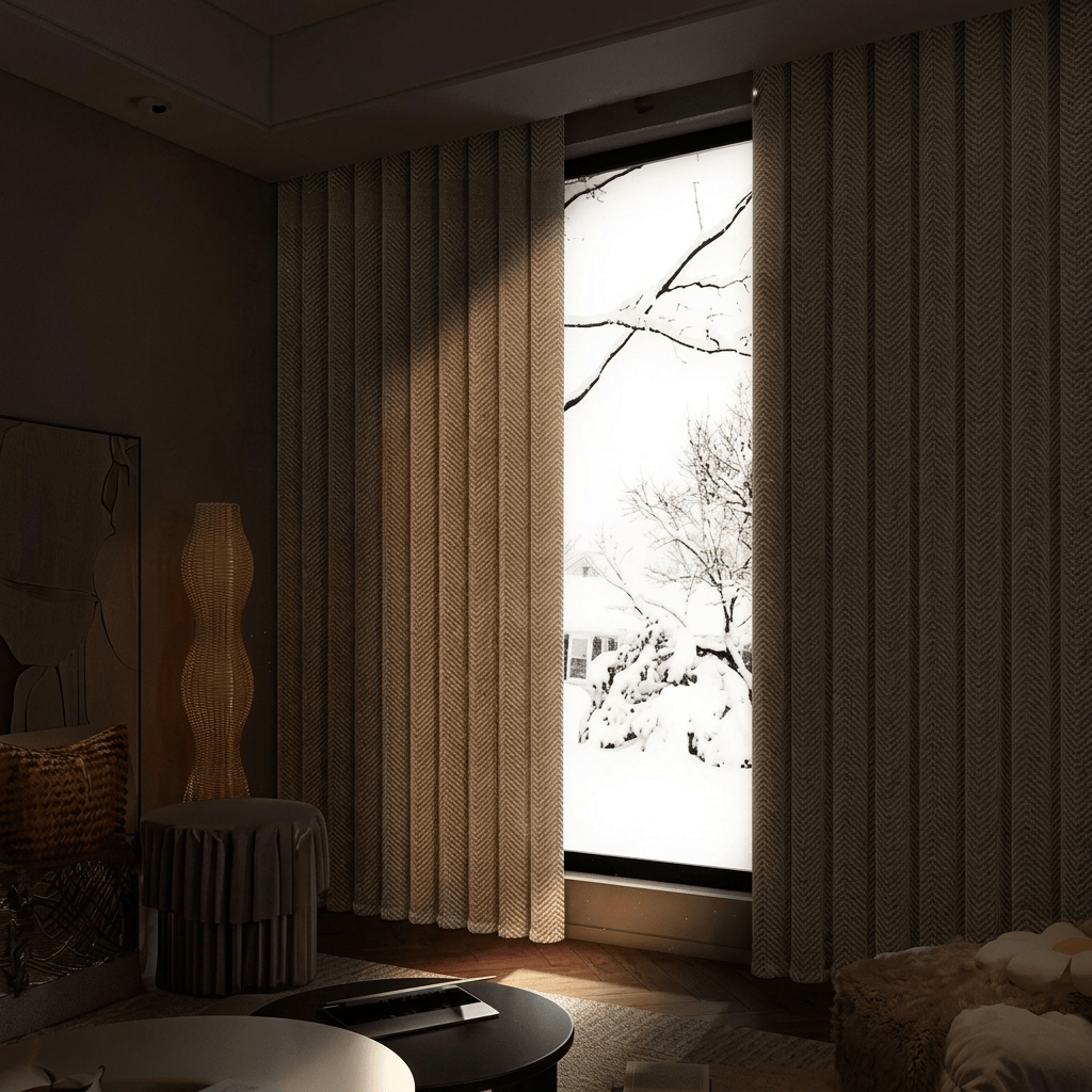 Rideau thermique anti-froid Névolis