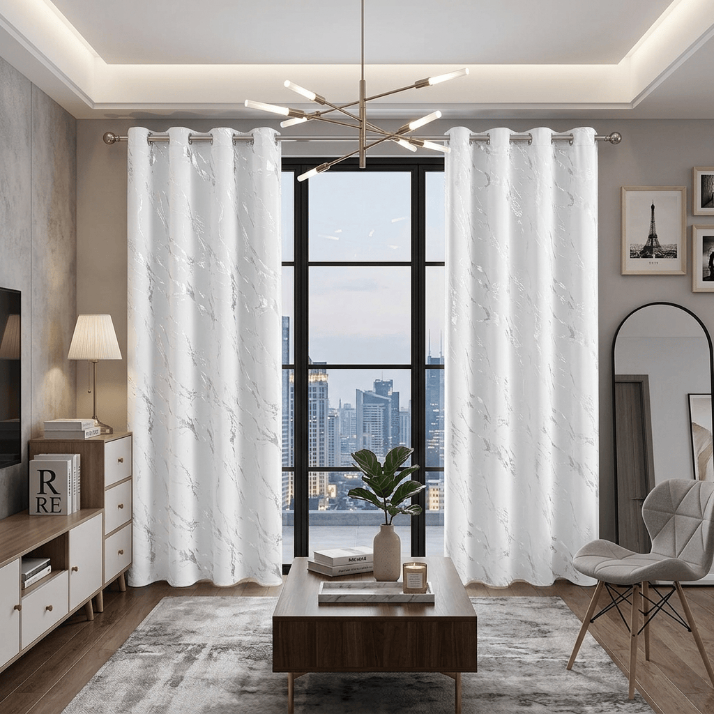Rideaux salon moderne Névolis