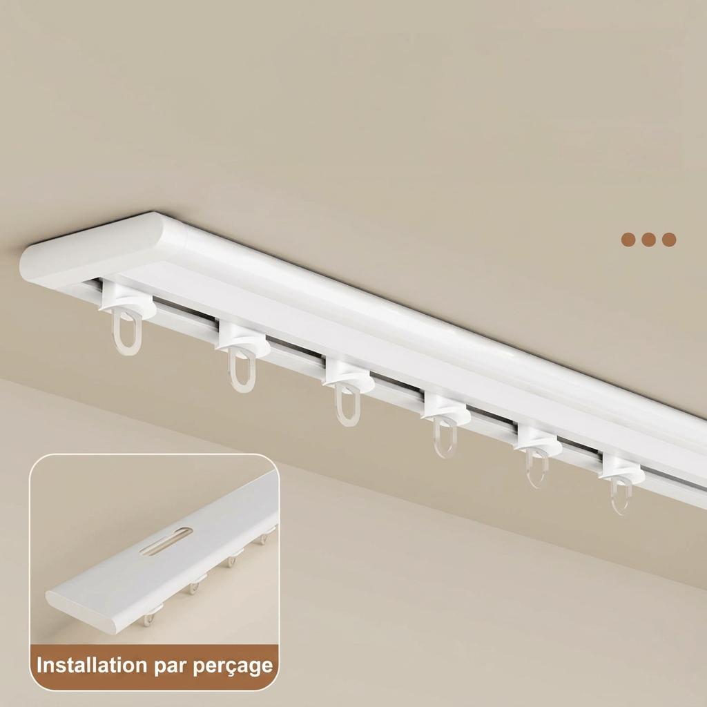 Rail rideau plafond Névolis
