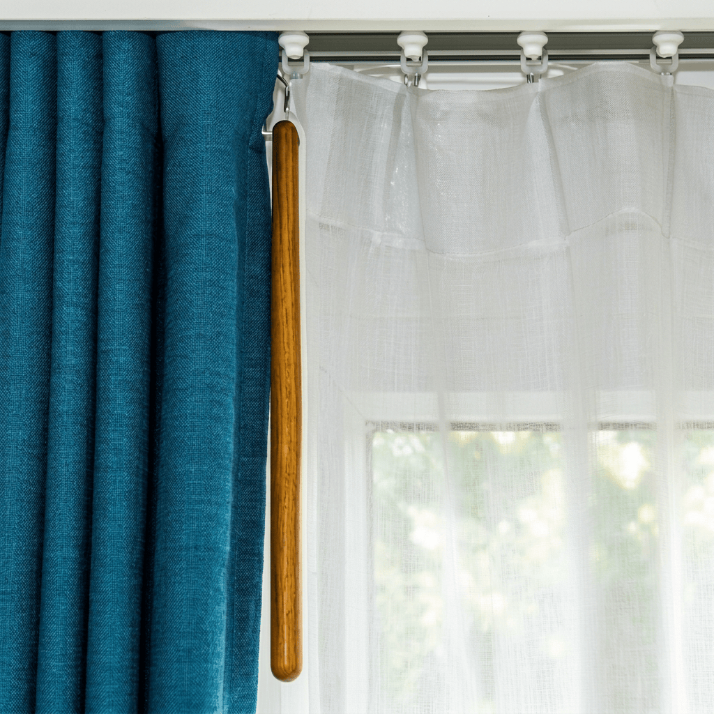 Crochet rideau rail Névolis