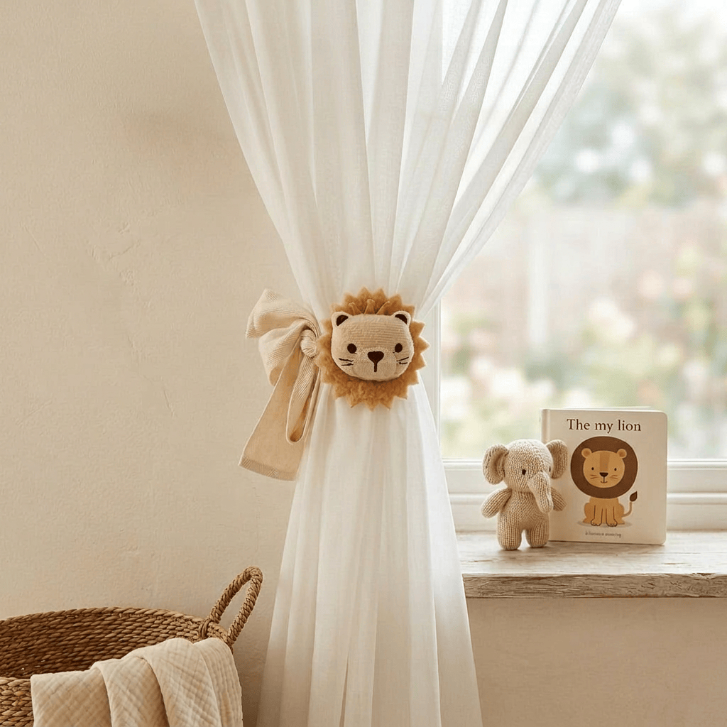 Embrasse rideau peluche Névolis