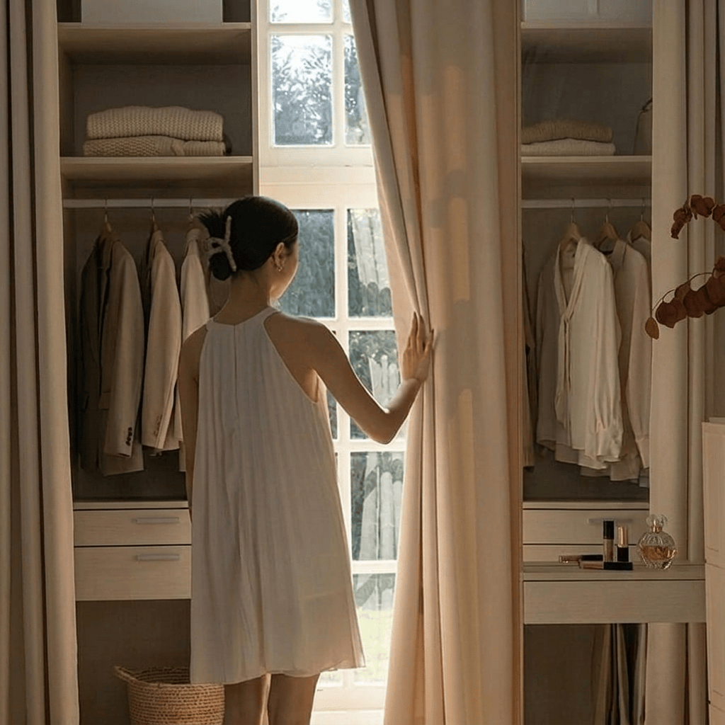 Rideaux dressing Névolis