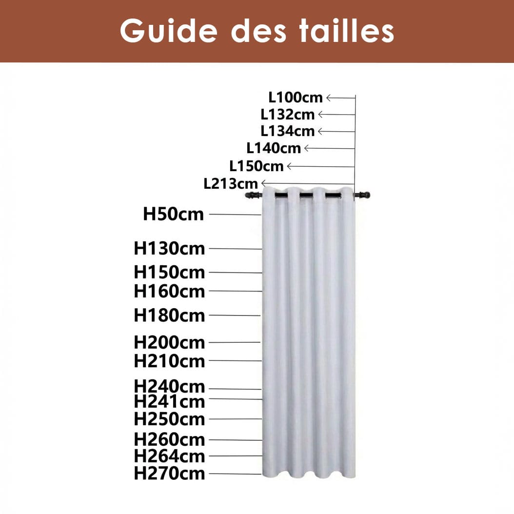 Rideau occultant motif Névolis