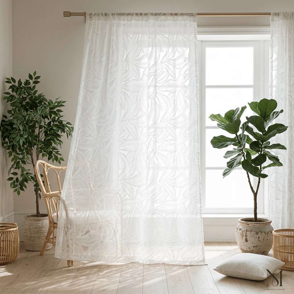 Rideau motif Névolis